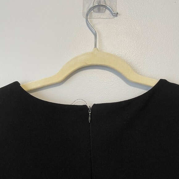 Emma & Michele Womens Black Sleeveless V-Neck Jumpsuit Size 14 With Back Zipper - Picture 5 of 5